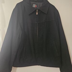 Men's Black Pea Coat